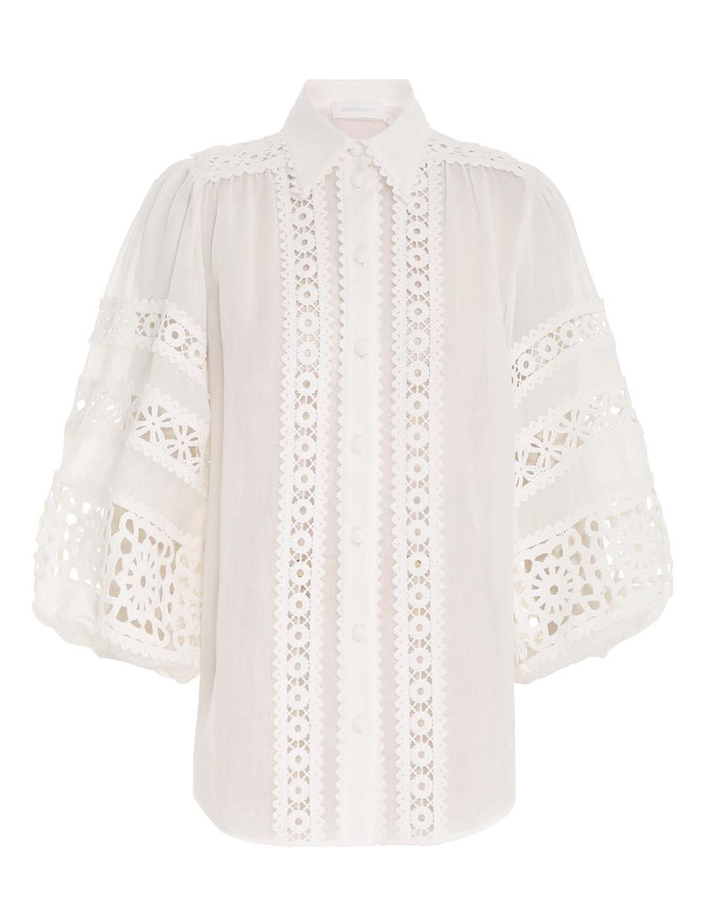 Devi Spliced Billow Blouse