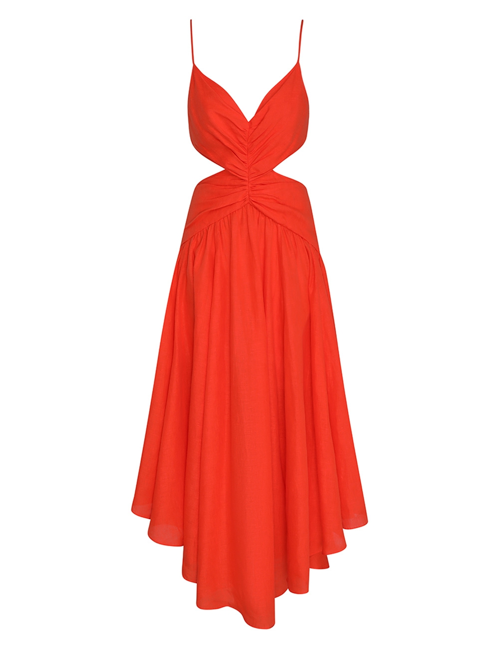 Raie Plunge Cut Out Midi Dress