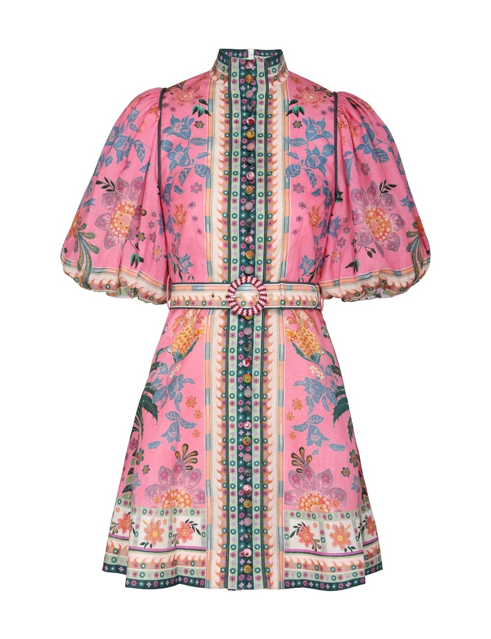 Ginger Buttoned Mini Dress