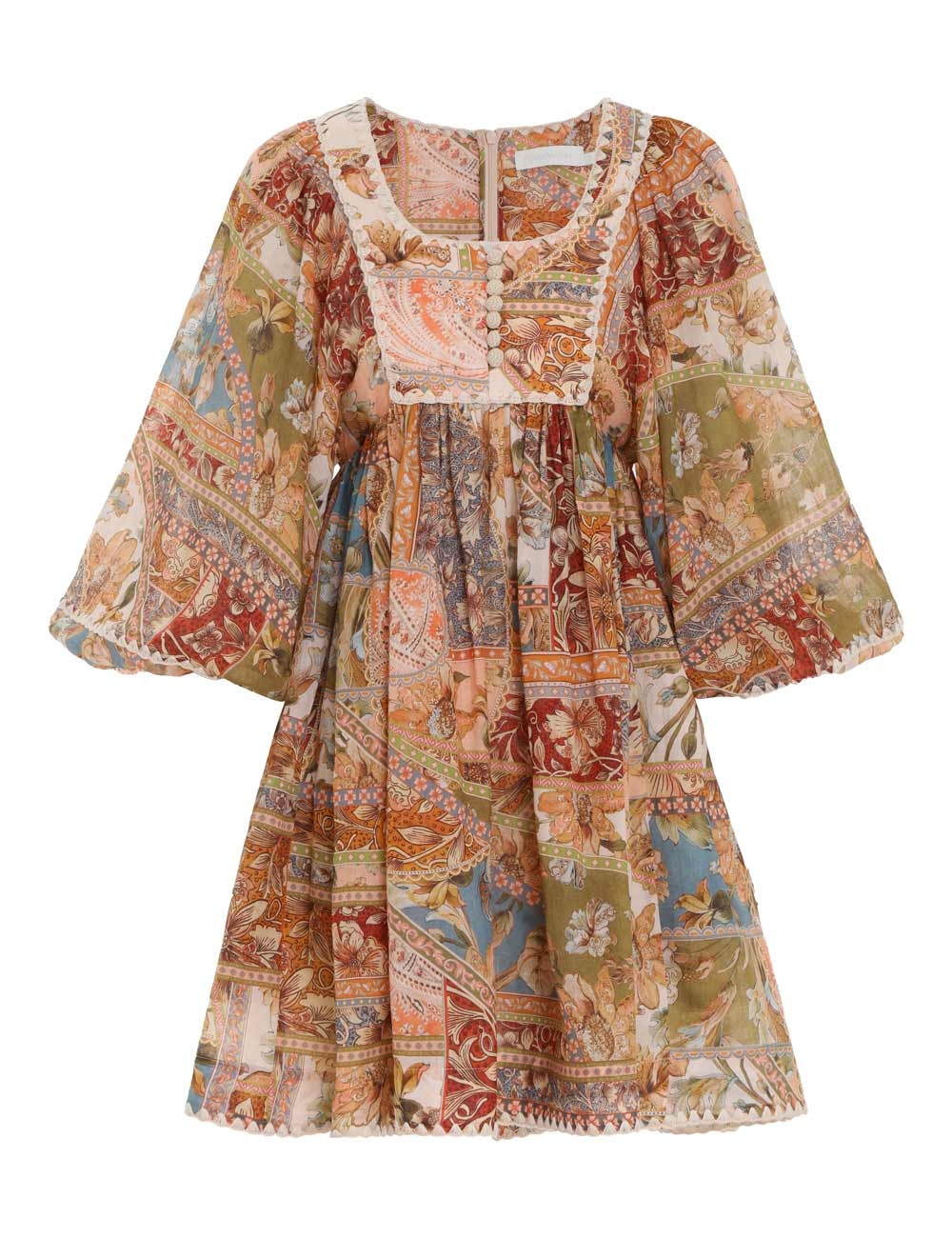 Chintz Billow Mini Dress