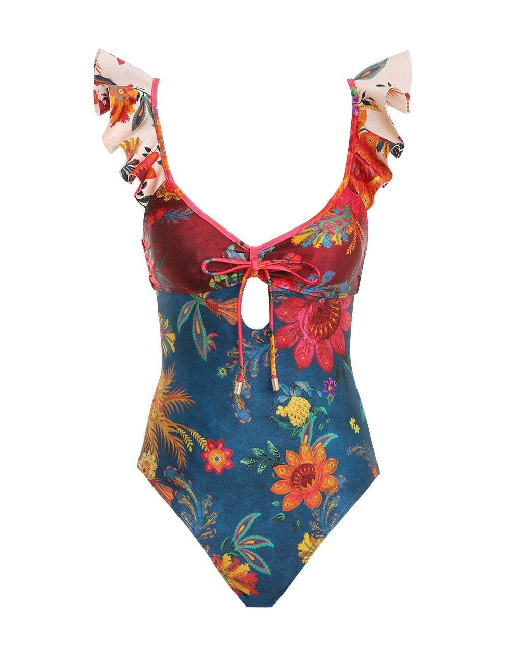 Ginger Frill Shoulder 1PC