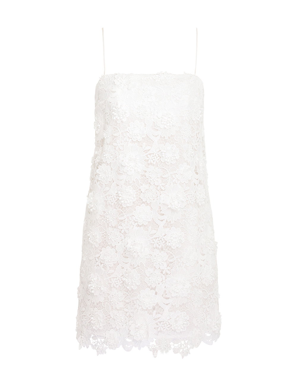 Raie Lace Flower Mini Dress