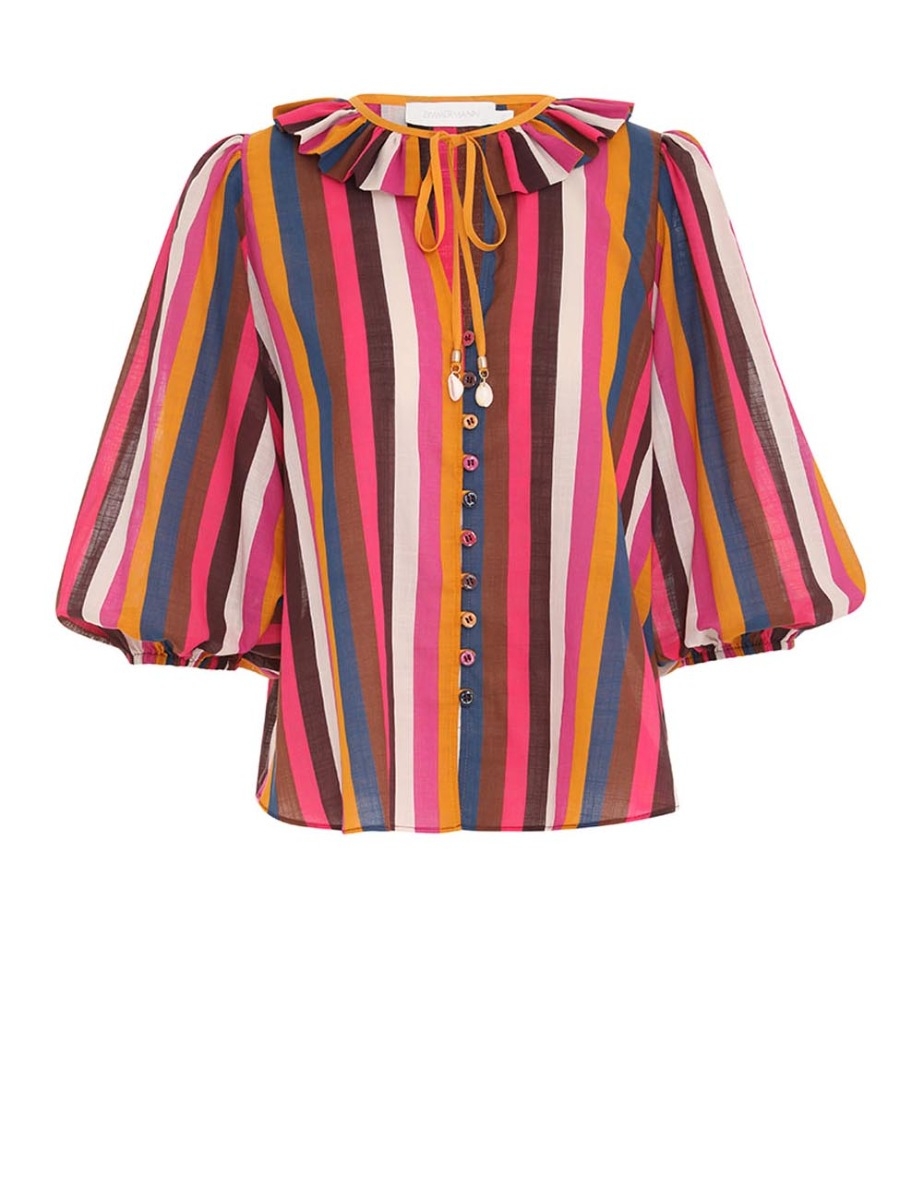 Ginger Ruffle Neck Top