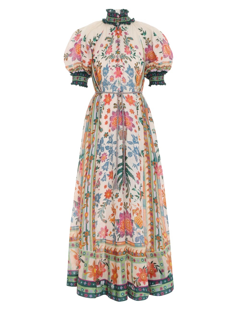 Ginger Swing Maxi Dress Cream Online | Zimmermann