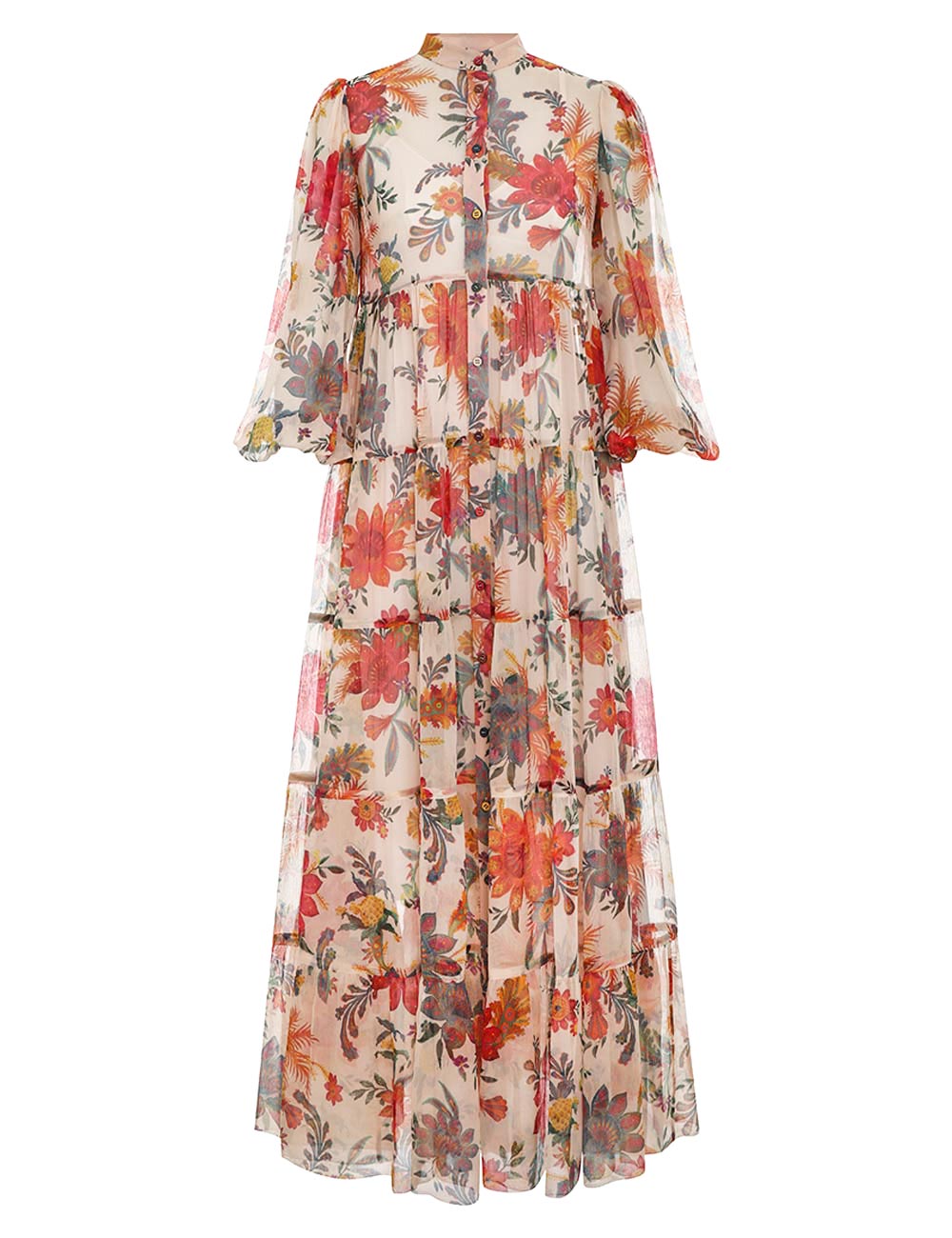 Ginger Tiered Midi Dress