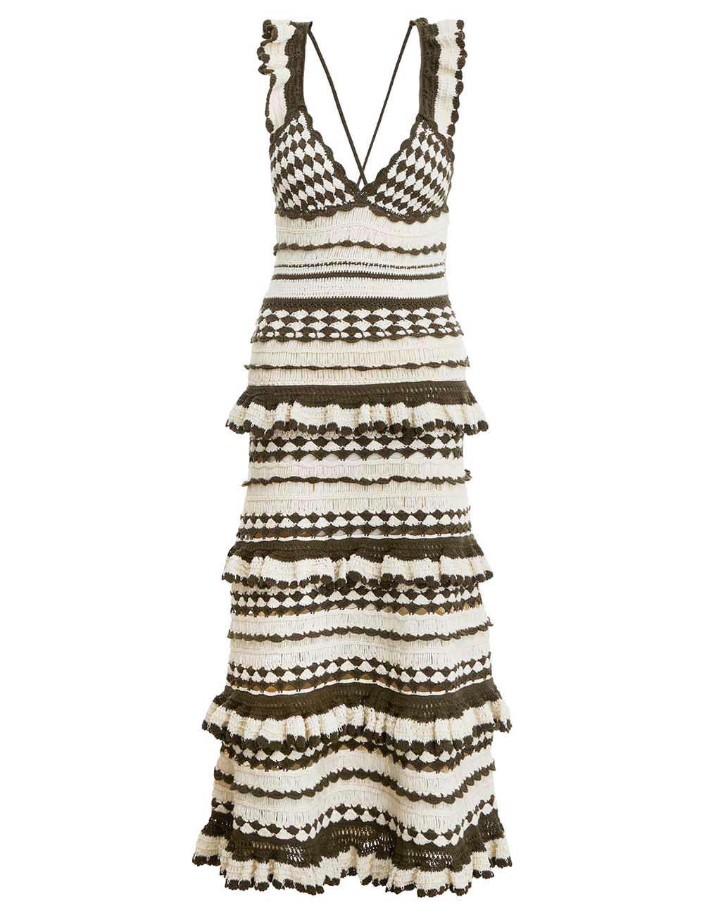 Devi Crochet Frill Dress
