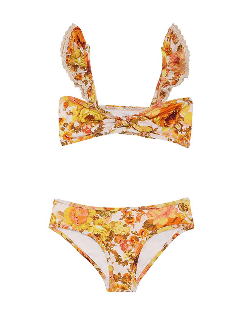 Raie Trim Tie Front Bikini