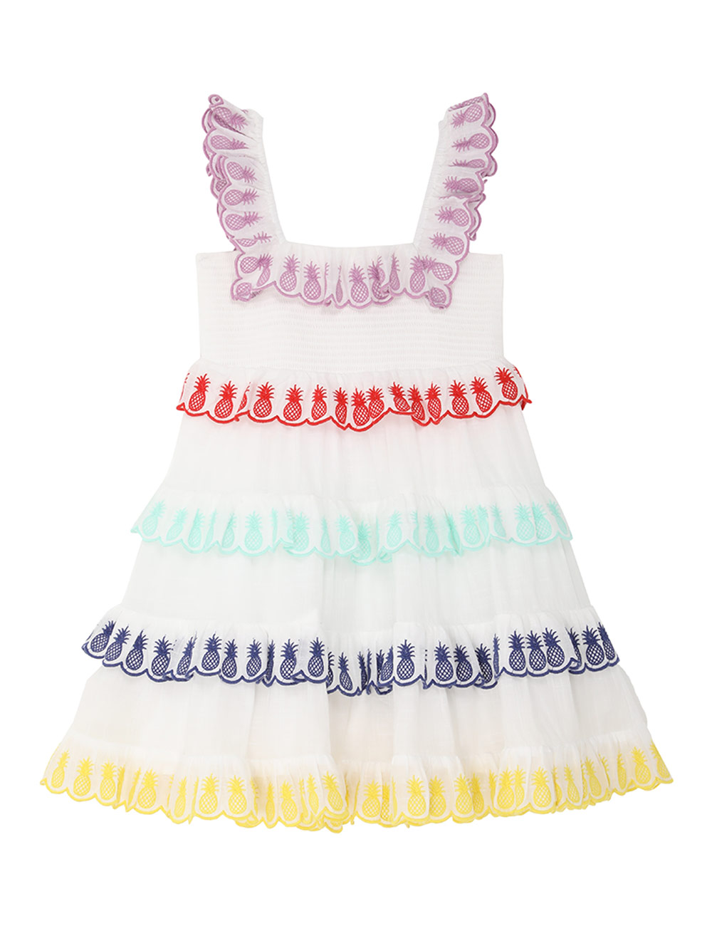 Raie Shirred Picnic Dress