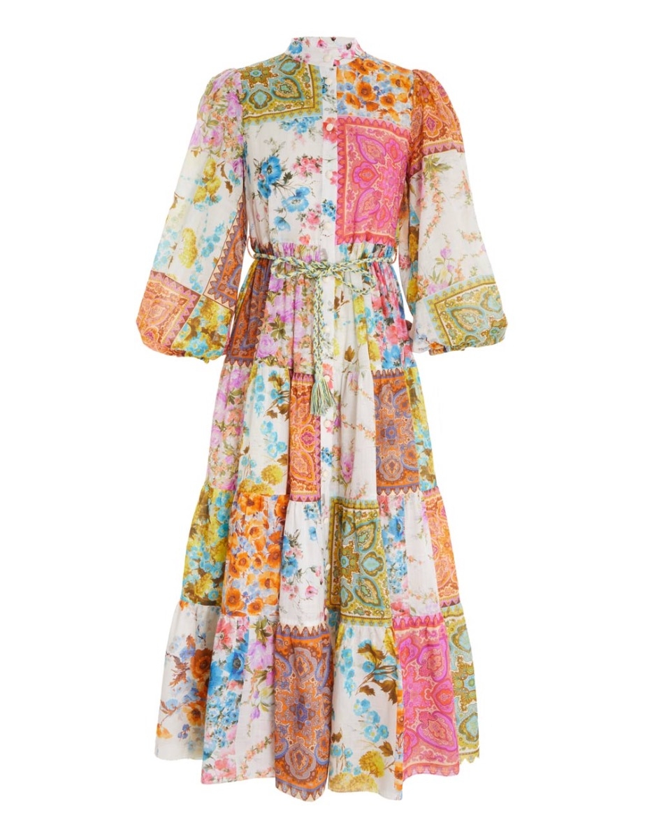 Halcyon Tiered Midi Dress
