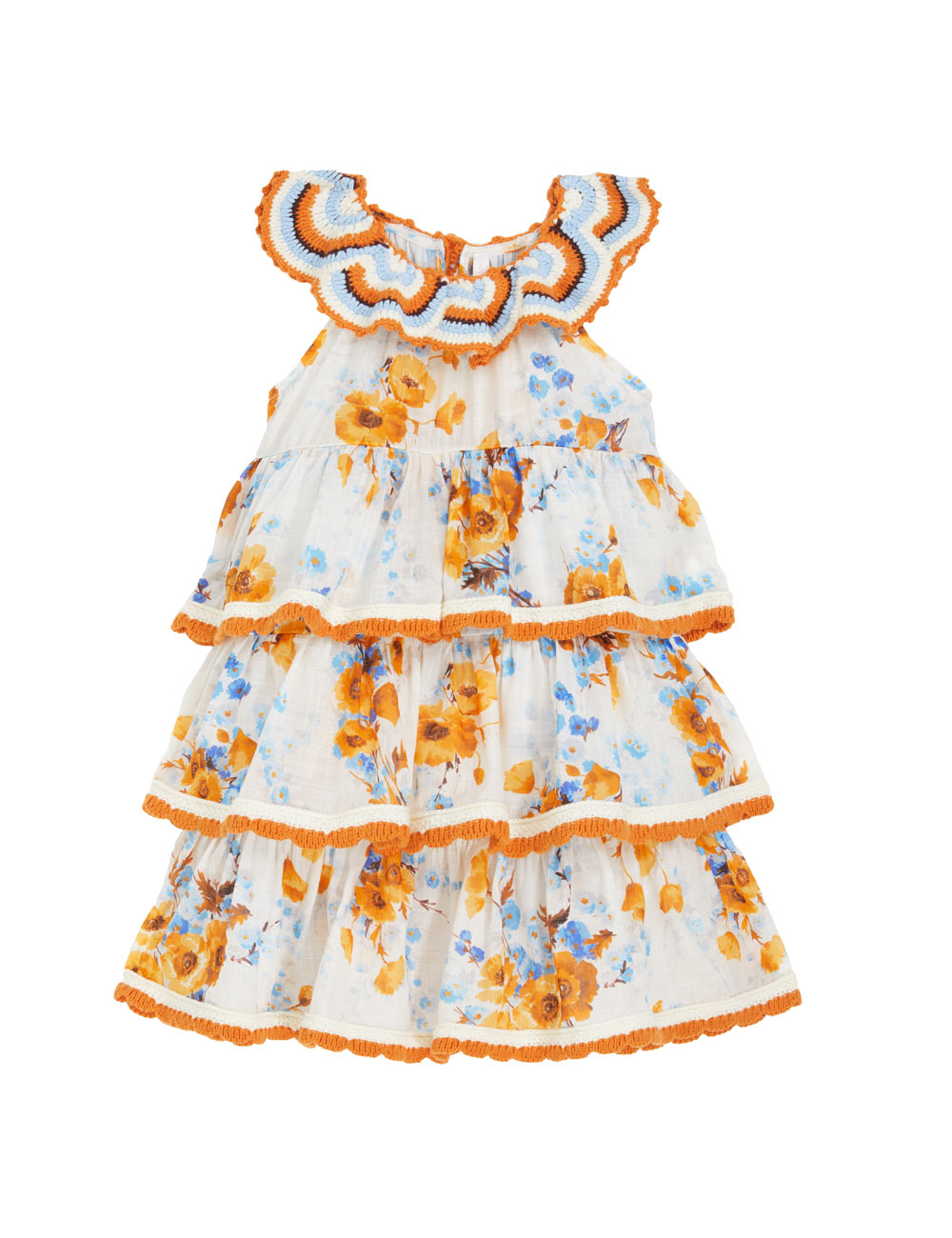 Halcyon Scallop Crochet Dress