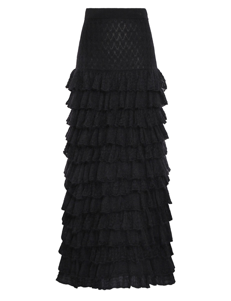 Luminosity Lace Frill Skirt