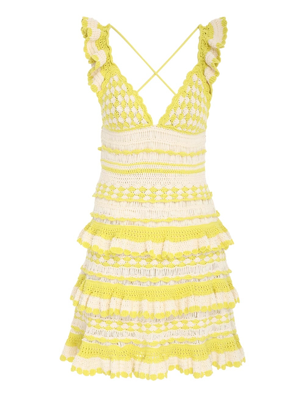 Halcyon Crochet Frill Mini