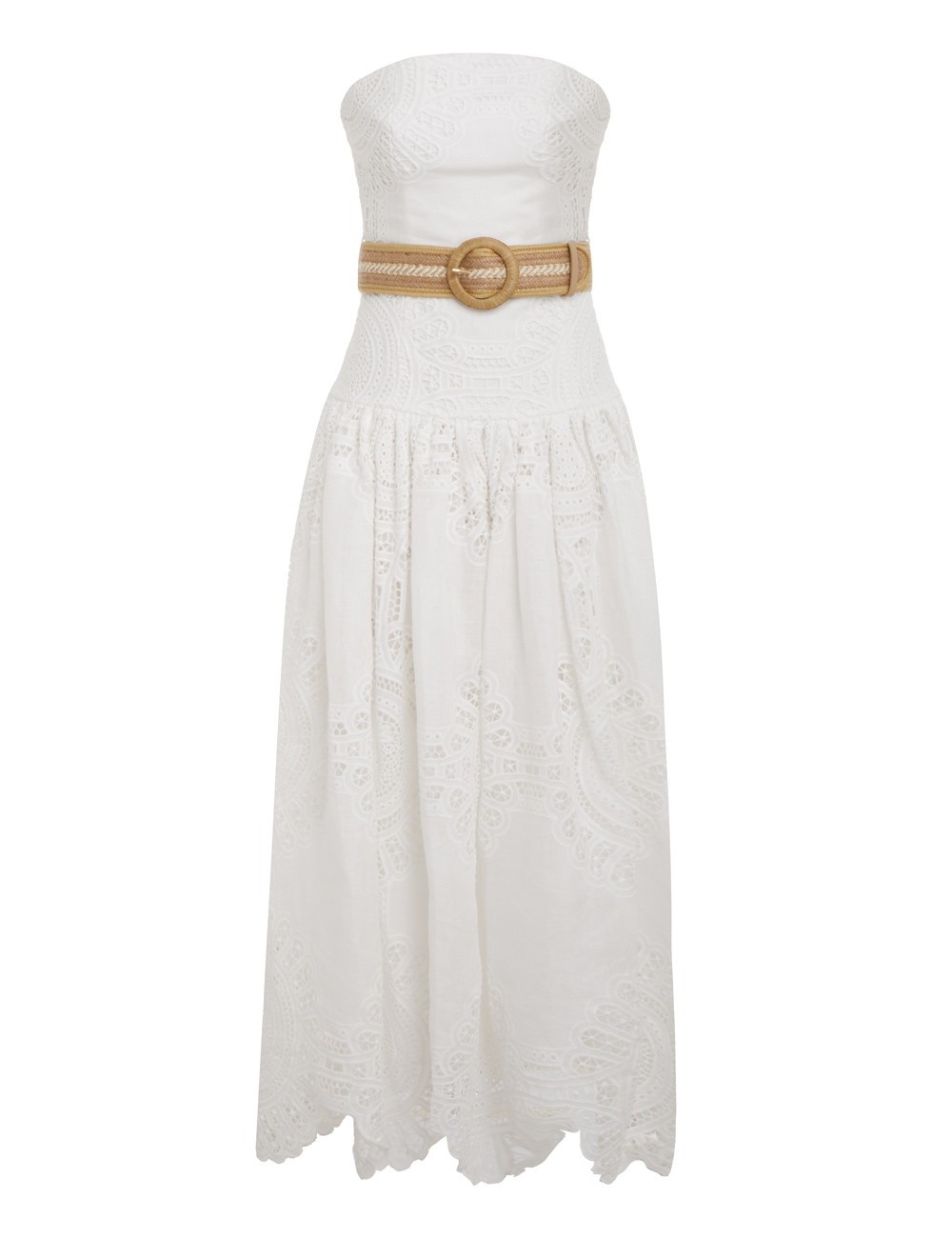 Vacay Strapless Midi Dress