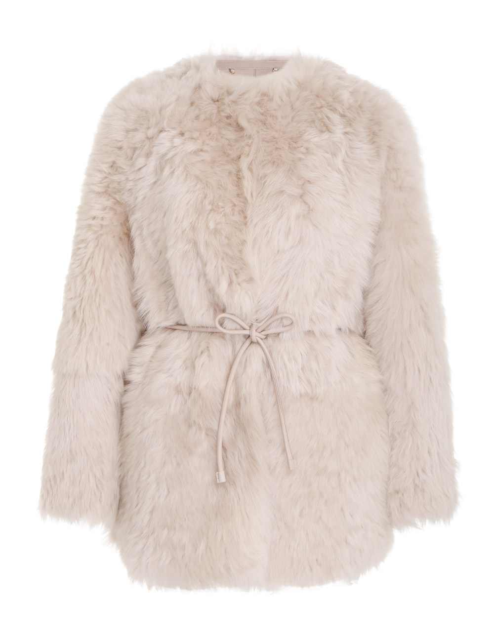 Luminosity Shearling Jacket Bone Online | Zimmermann