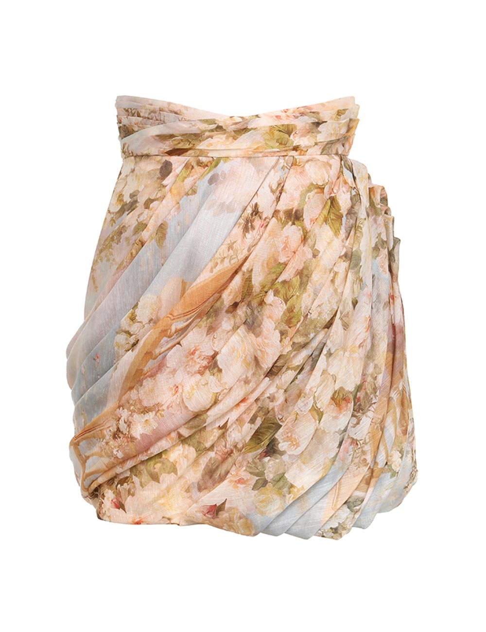 Luminosity Drape Mini Skirt