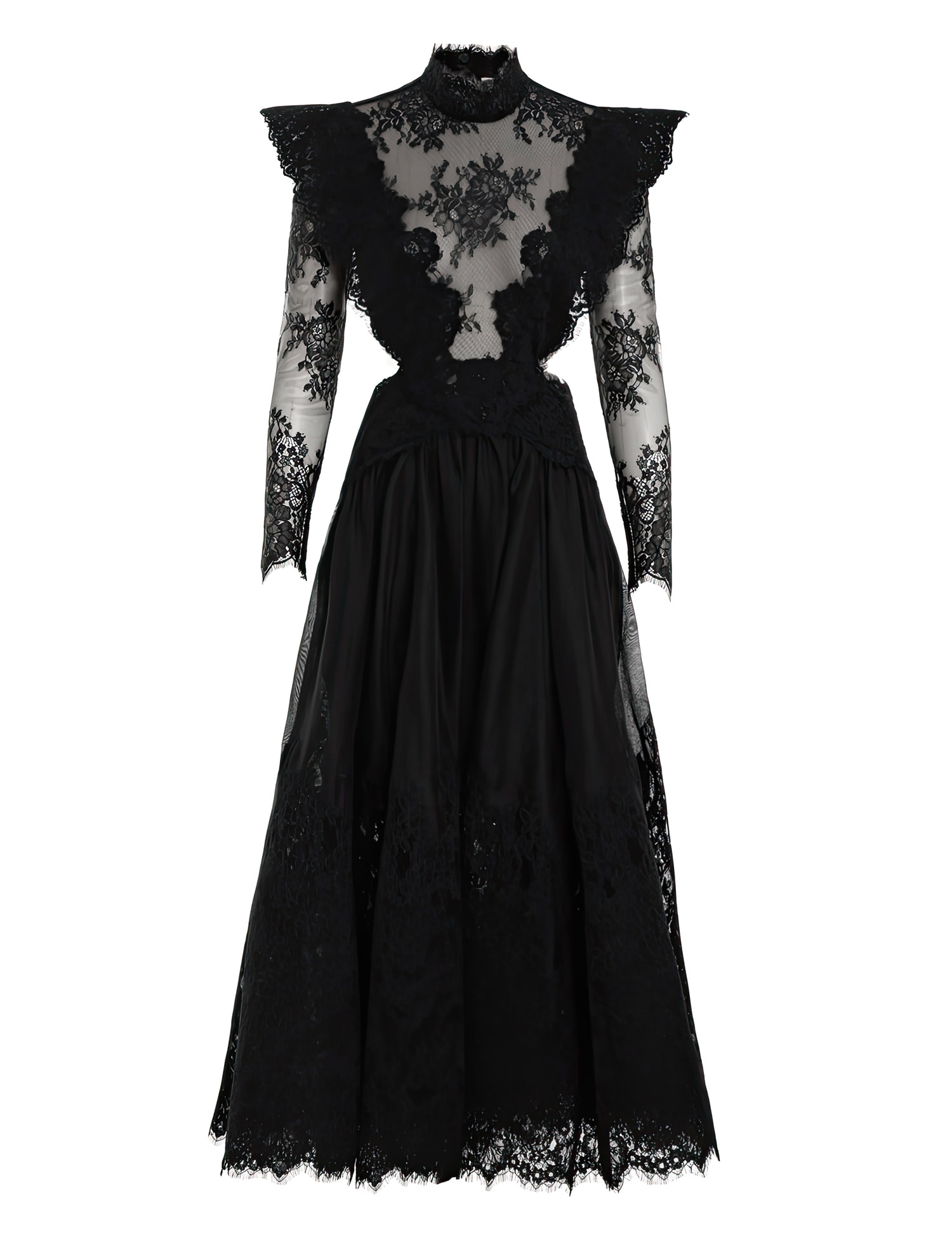 Sensory Lace Yoke Gown