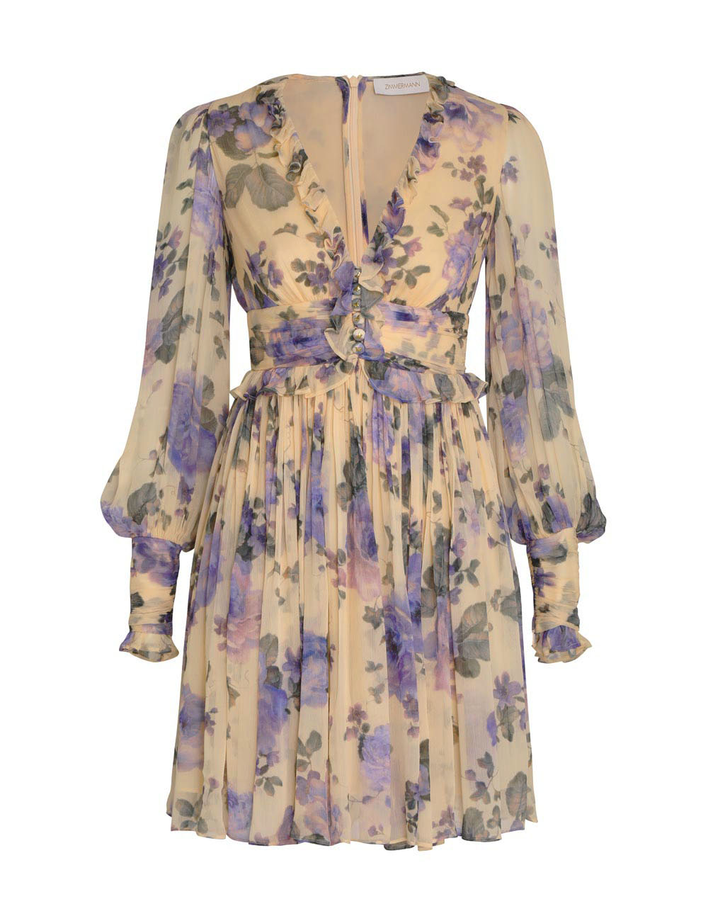 Lyrical Ruffle Mini Dress