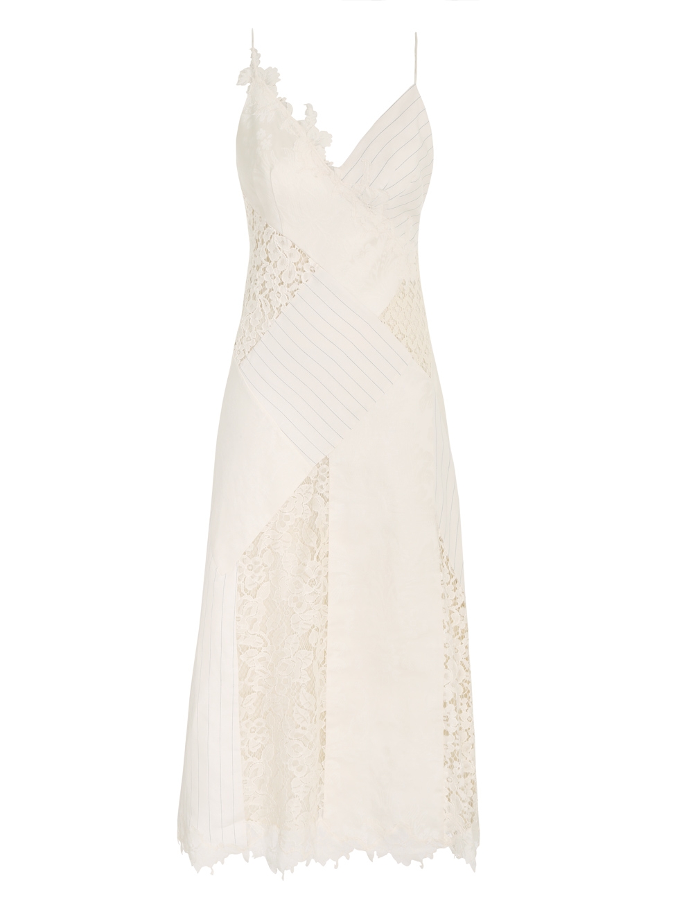 Luminosity Patch Lace Dress