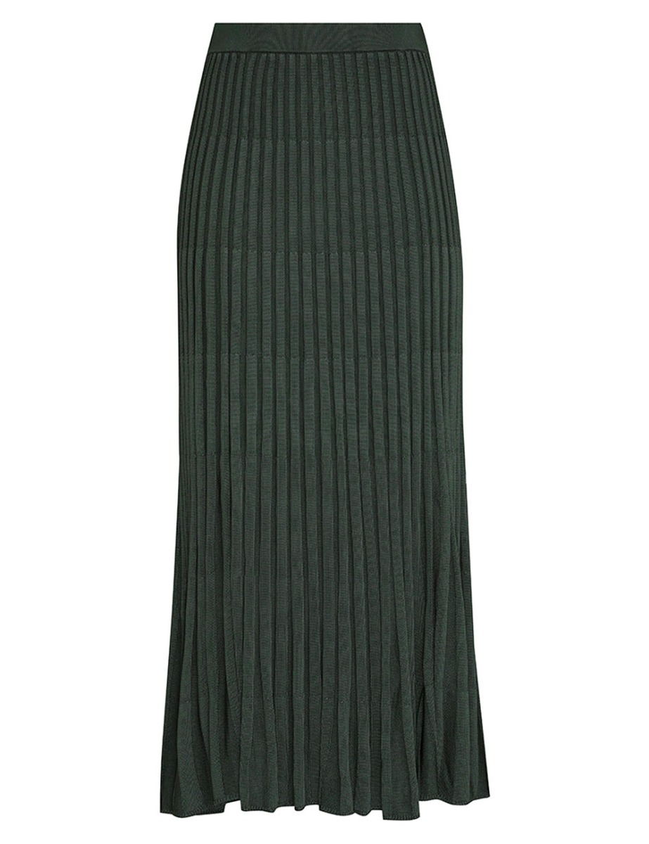 Pleated Midi Skirt