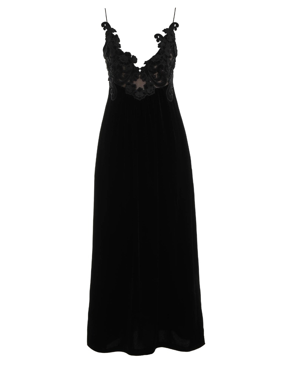 Sensory Velvet Slip Dress