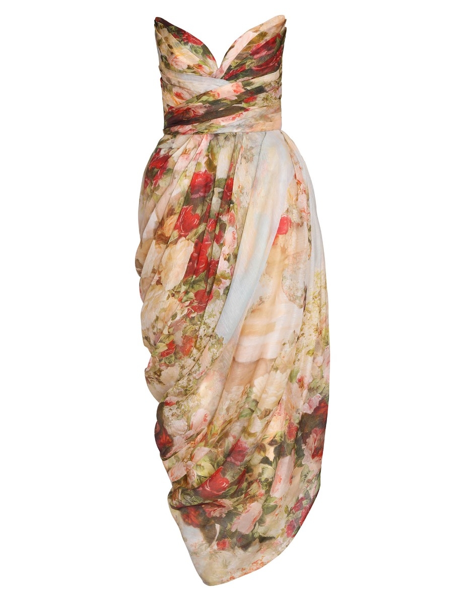 Luminosity Strapless Midi