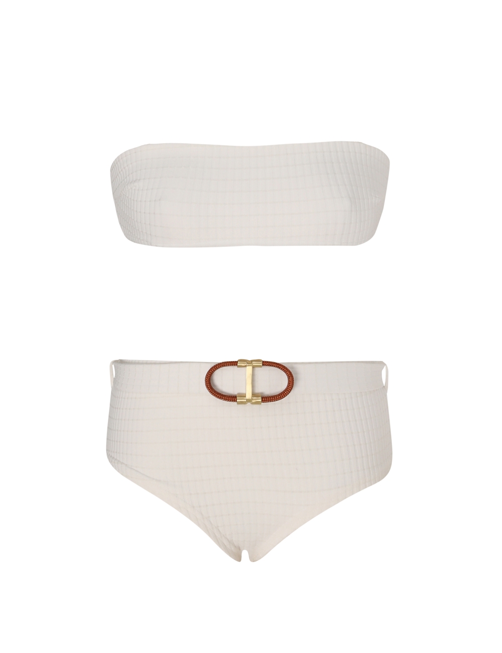 Alight Textured Boyleg Bikini