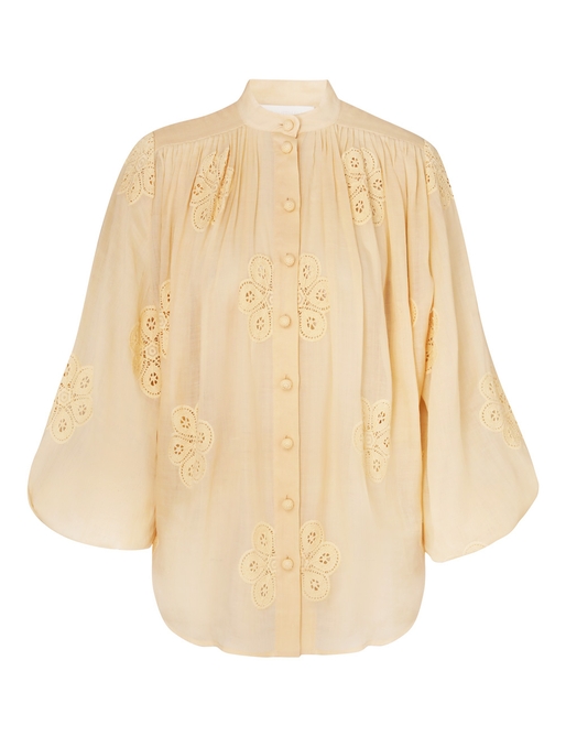 Acadian Embroidered Blouse