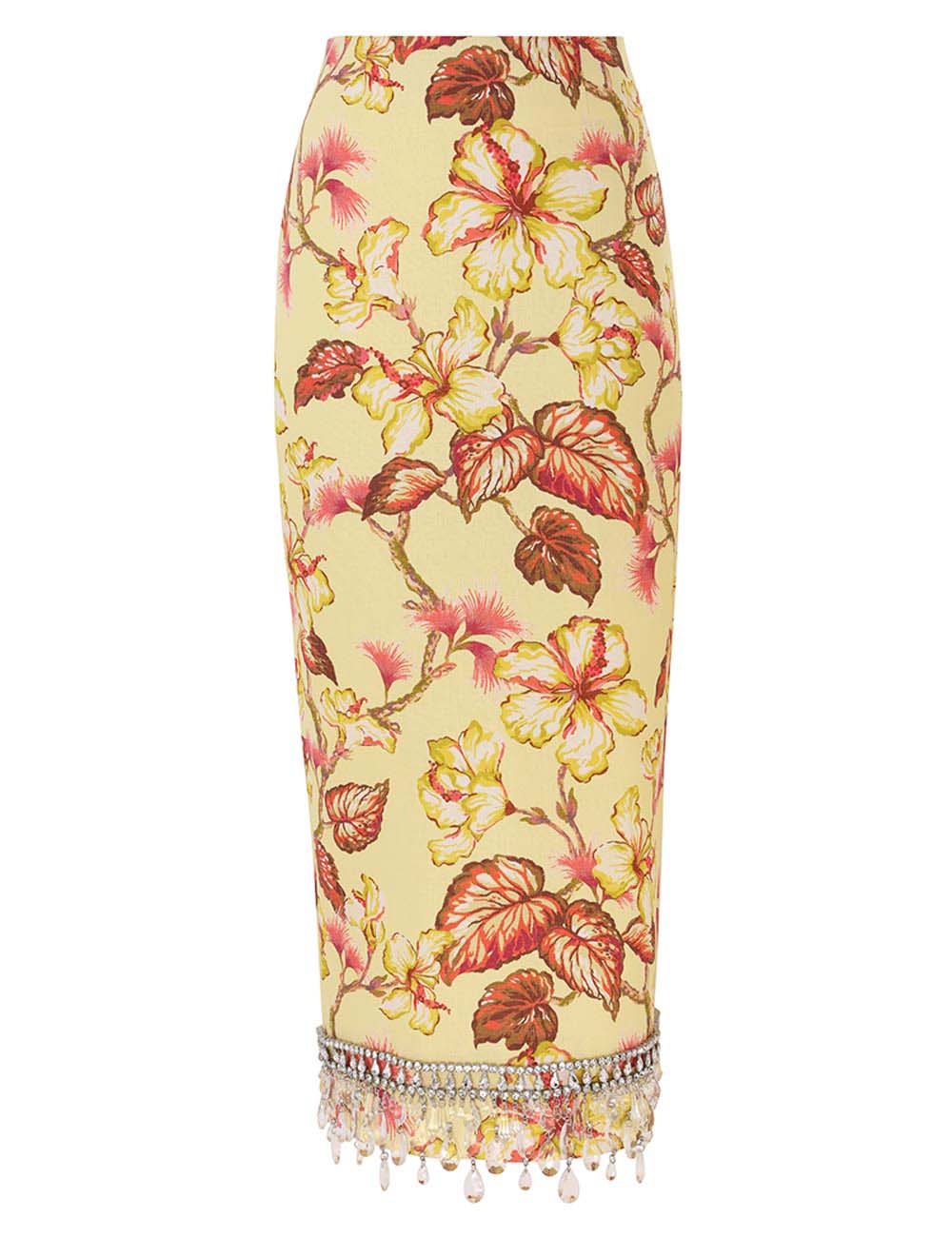 Matchmaker Diamante Skirt Yellow Hibiscus Online | Zimmermann