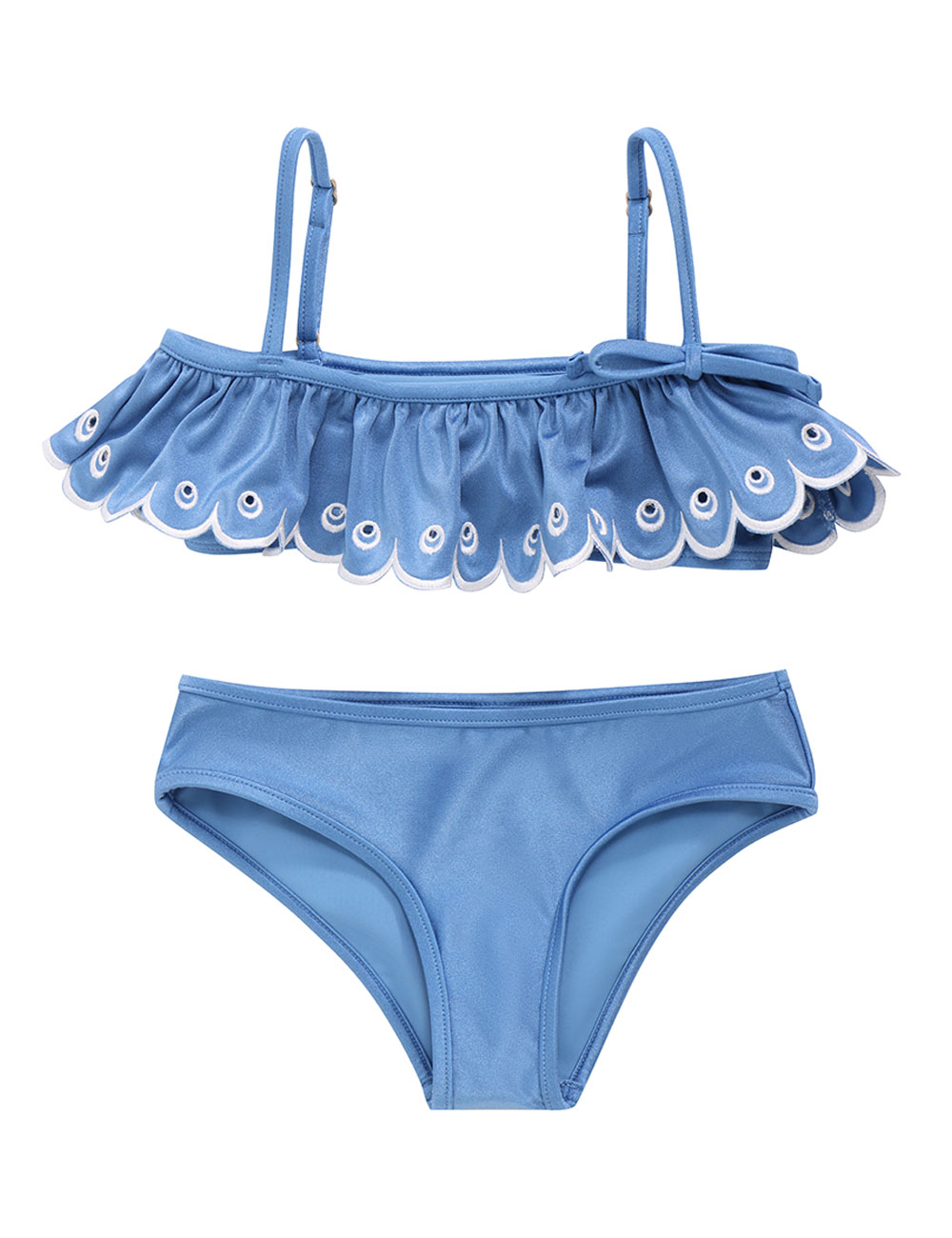 Junie Embroidery Frill Bikini