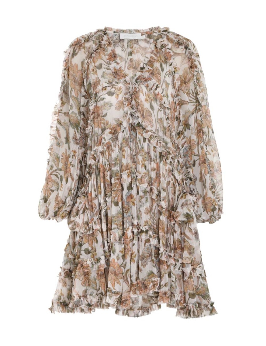 Chintz Billow Frill Mini Dress