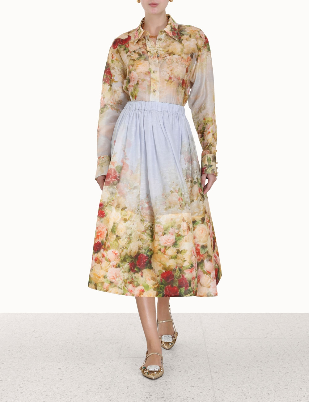 Luminosity Midi Skirt