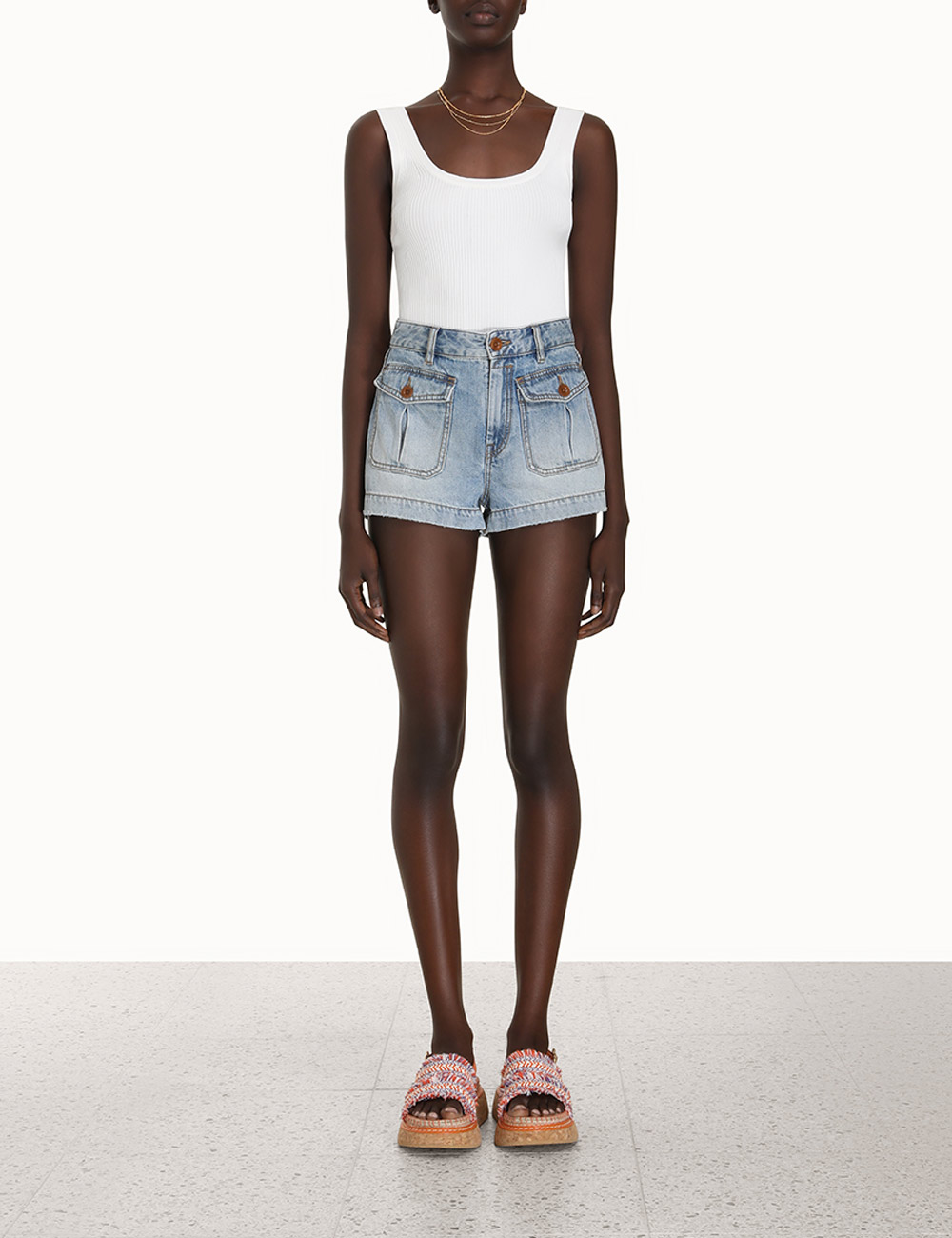 Raie Scoop Neck Tank