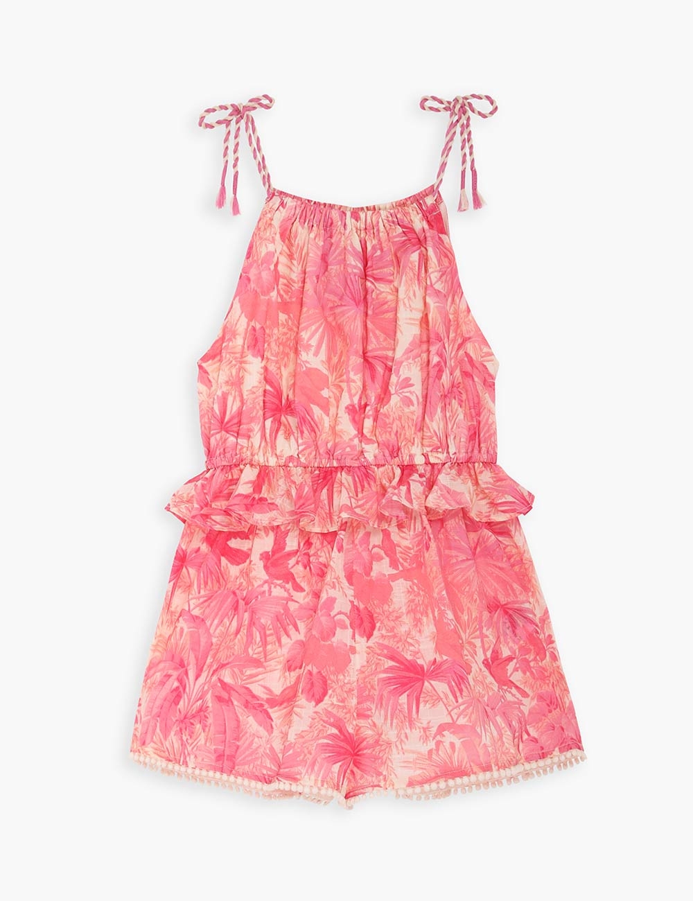 Ginger Tie Shoulder Playsuit