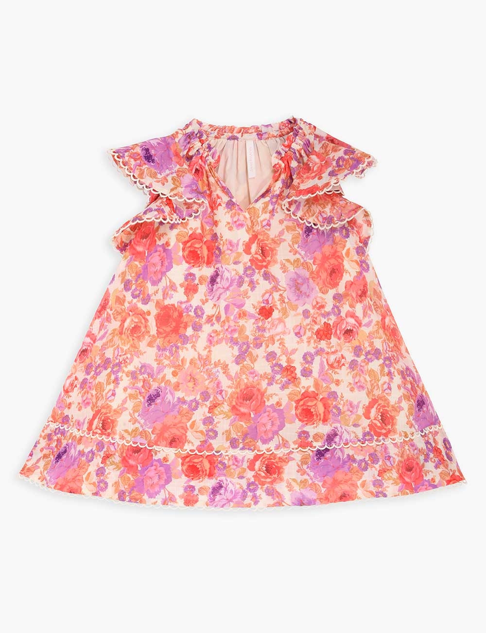 Raie Flounce Sleeve Dress