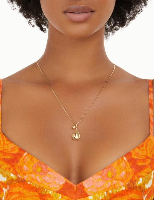 Boat and Sun Necklace