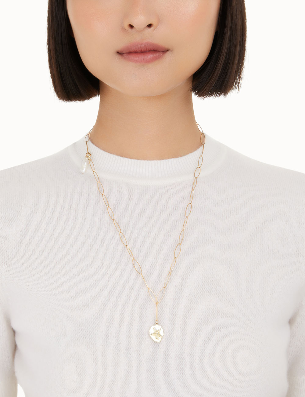 Starfish Medallion Necklace