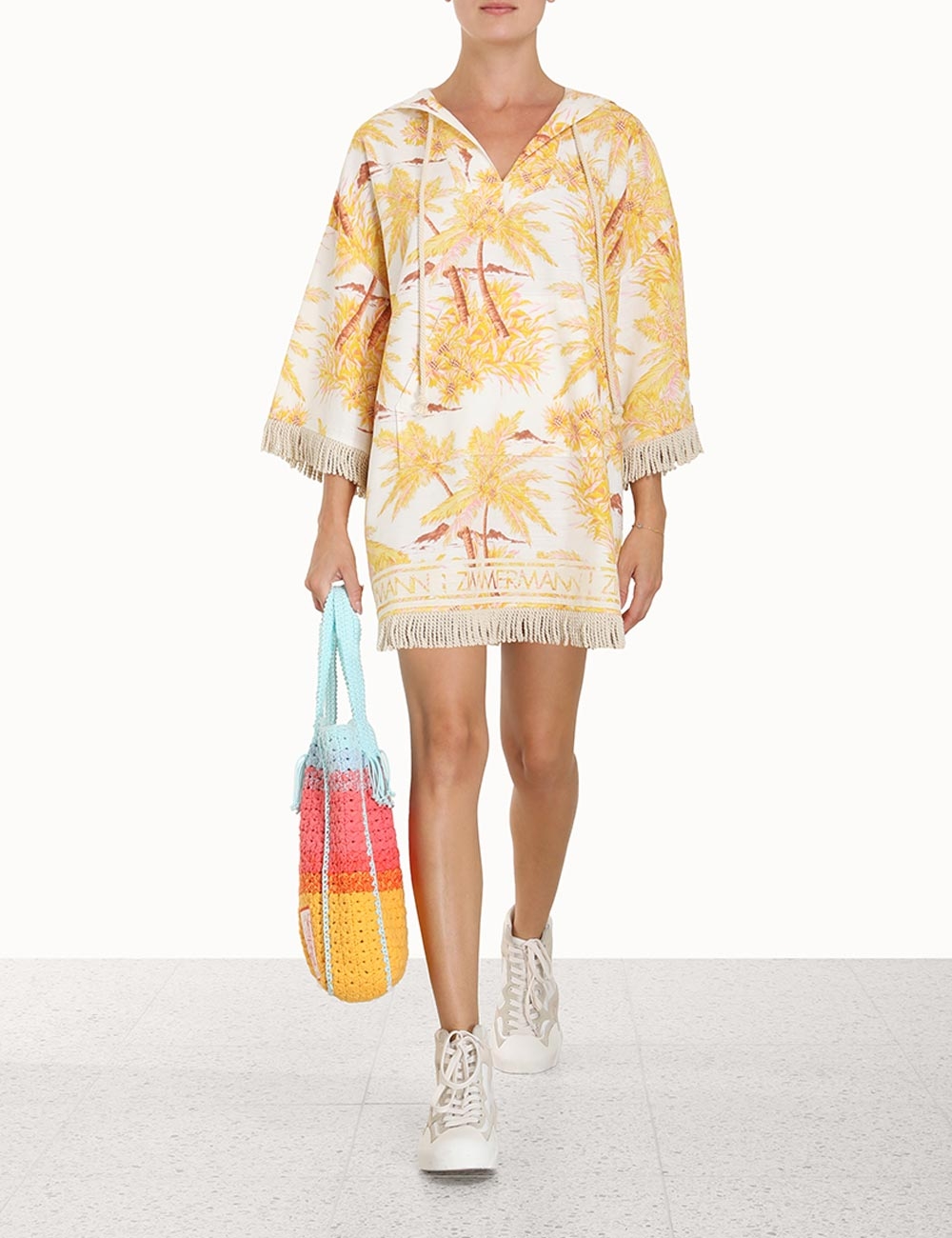 Cira Hooded Mini Dress