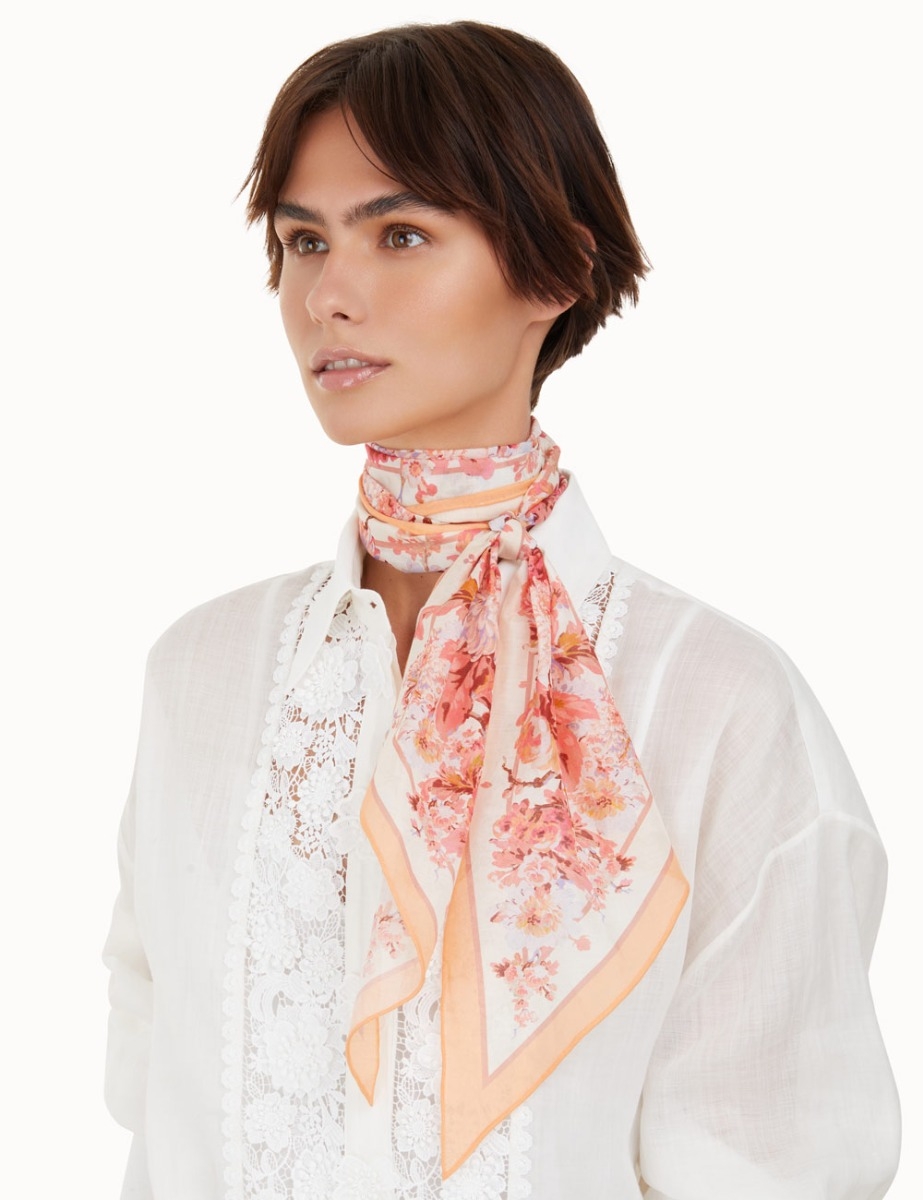 Silk Cotton Neck Scarf