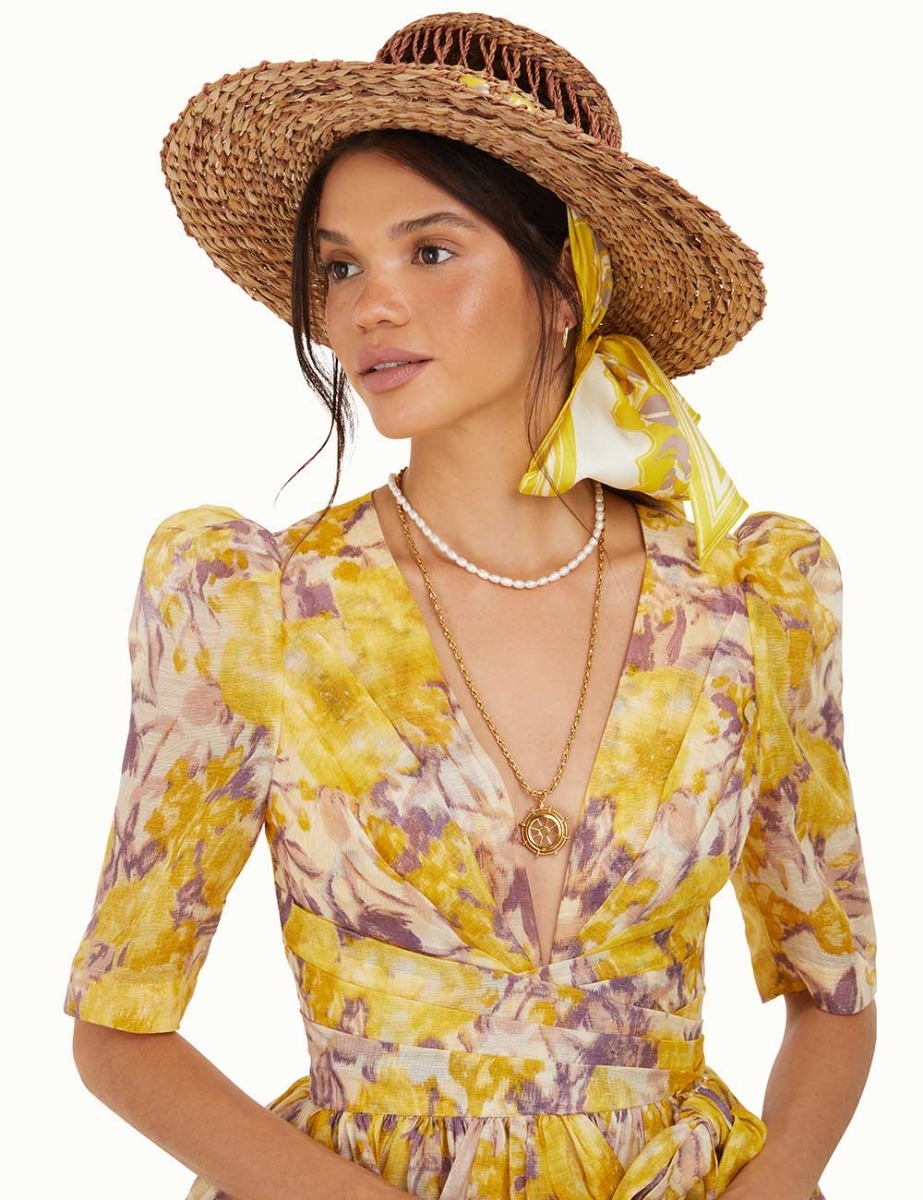 Vented Wicker Boater