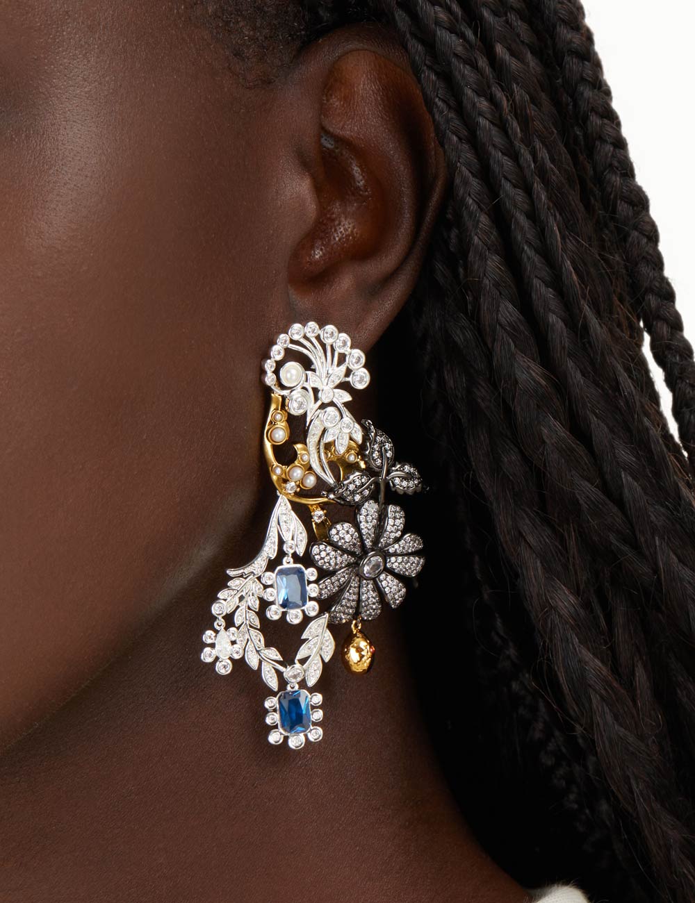 Tangled Collage Earrings