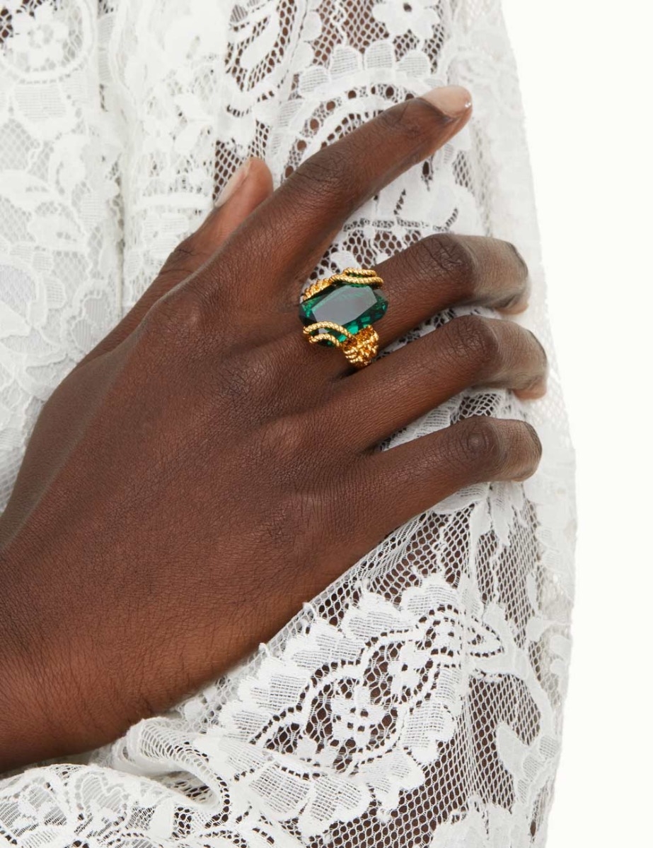 Tangled Rope Cocktail Ring