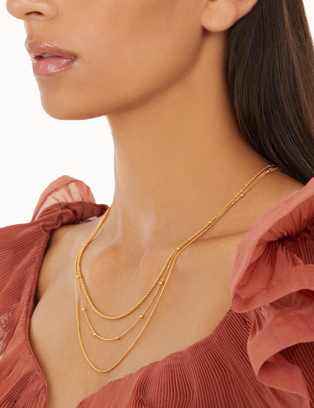 Fine Collage Necklace