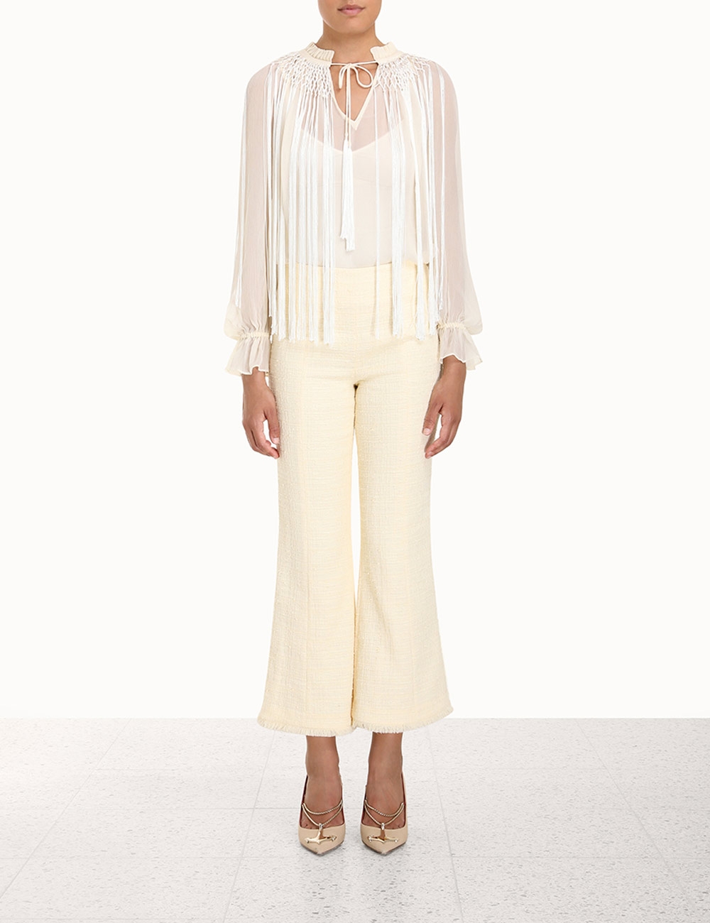 High Tide Fringe Swing Blouse