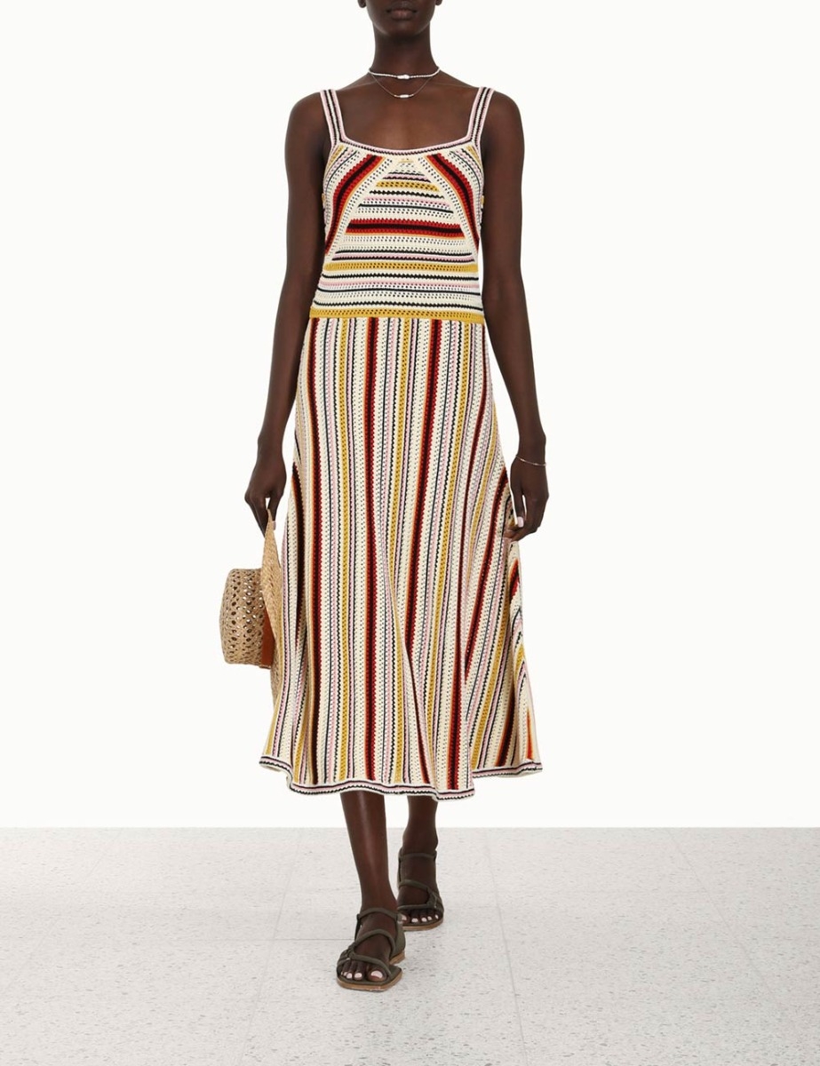 Vitali Multi Stripe Knit Dress