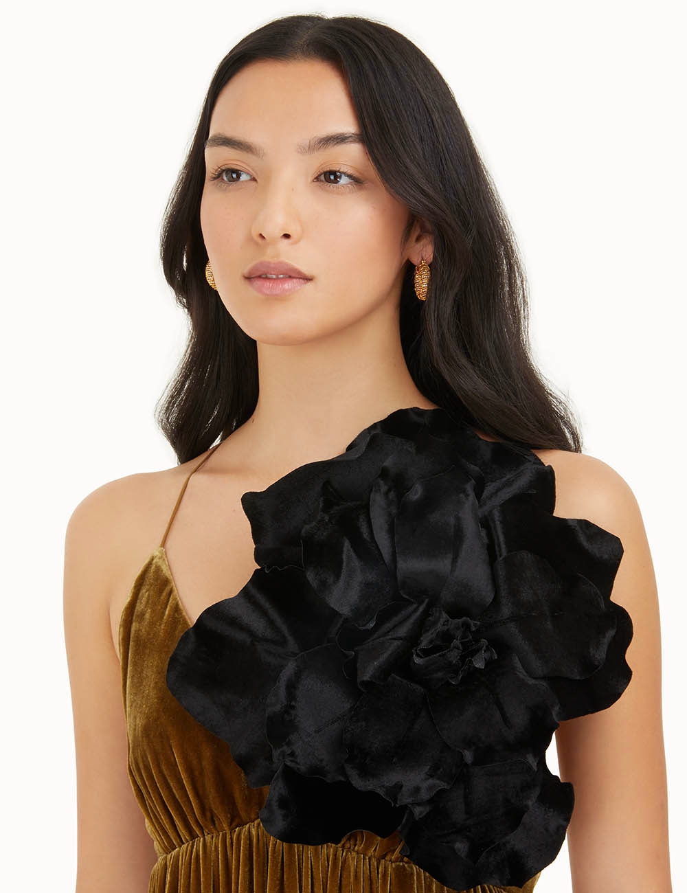 Velvet Flower Brooch