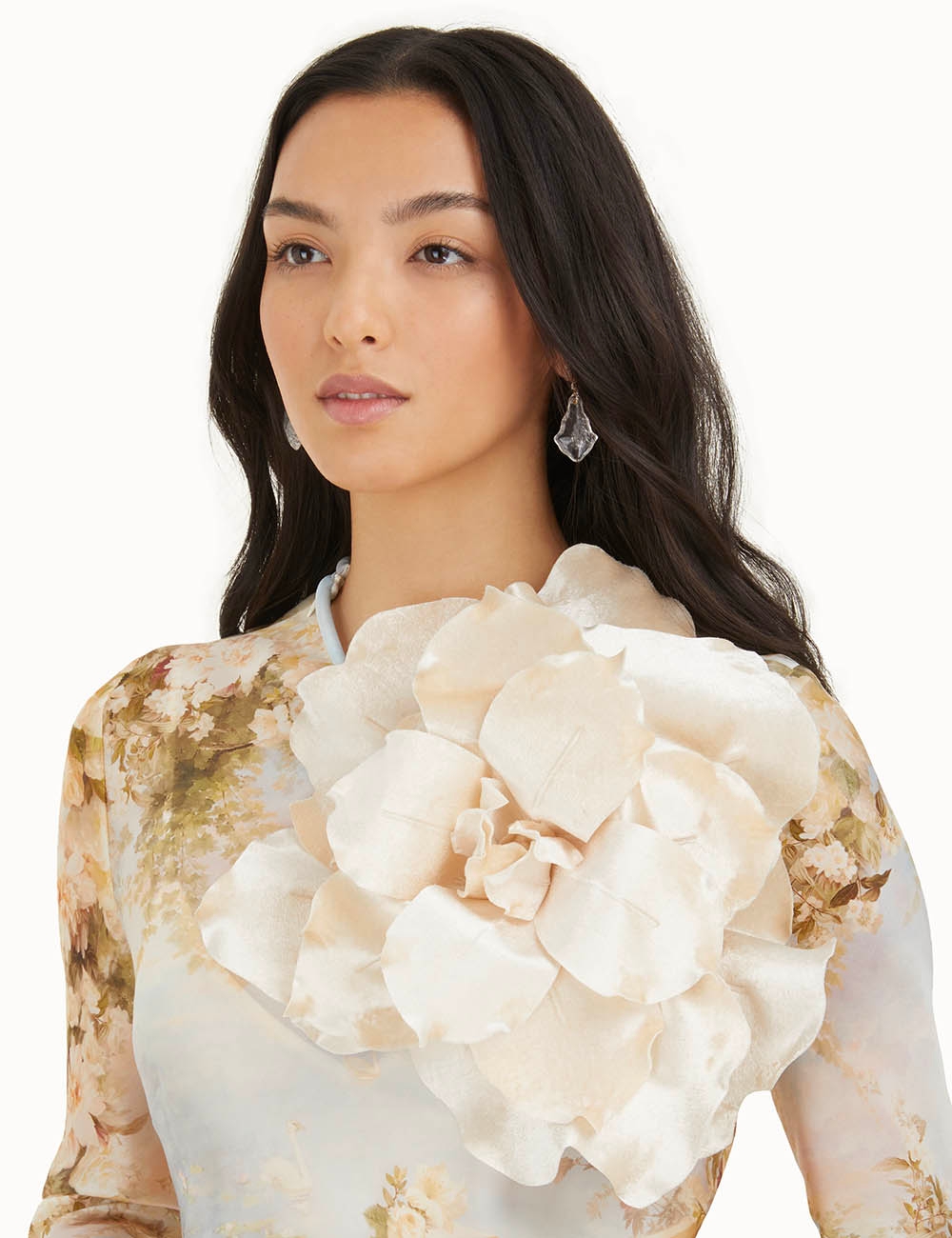 Velvet Flower Brooch