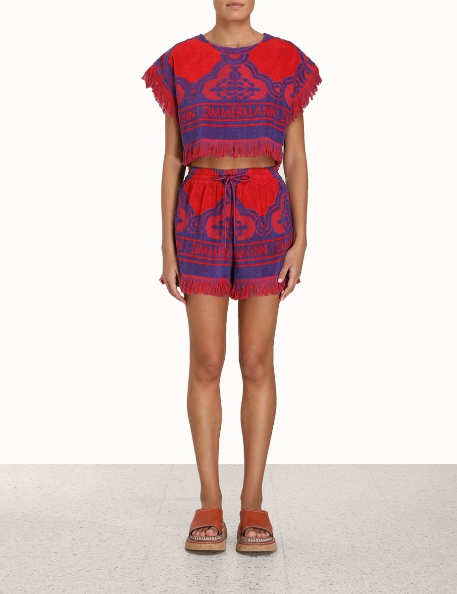 Raie Towelling Crop