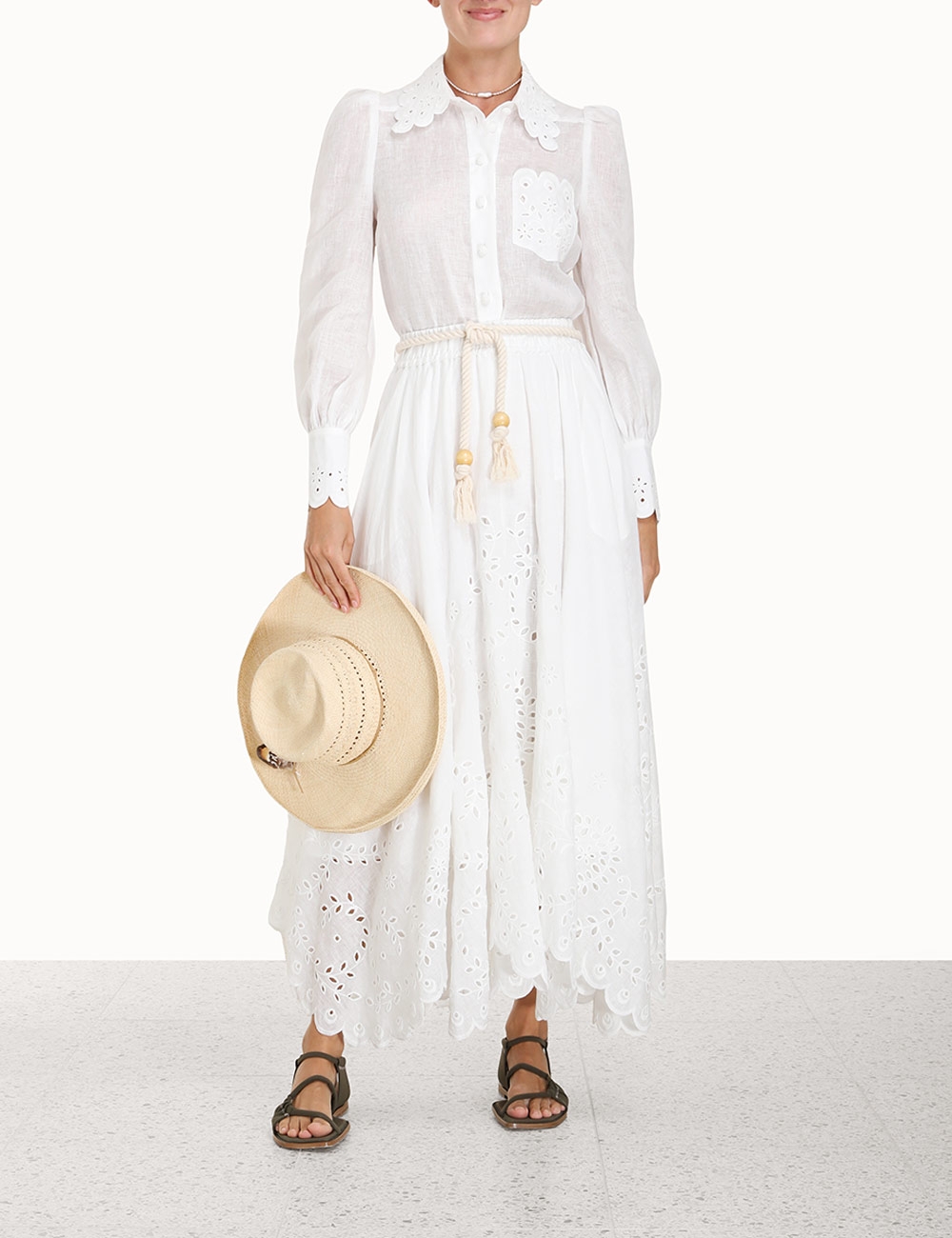 Clover Embroidered Blouse