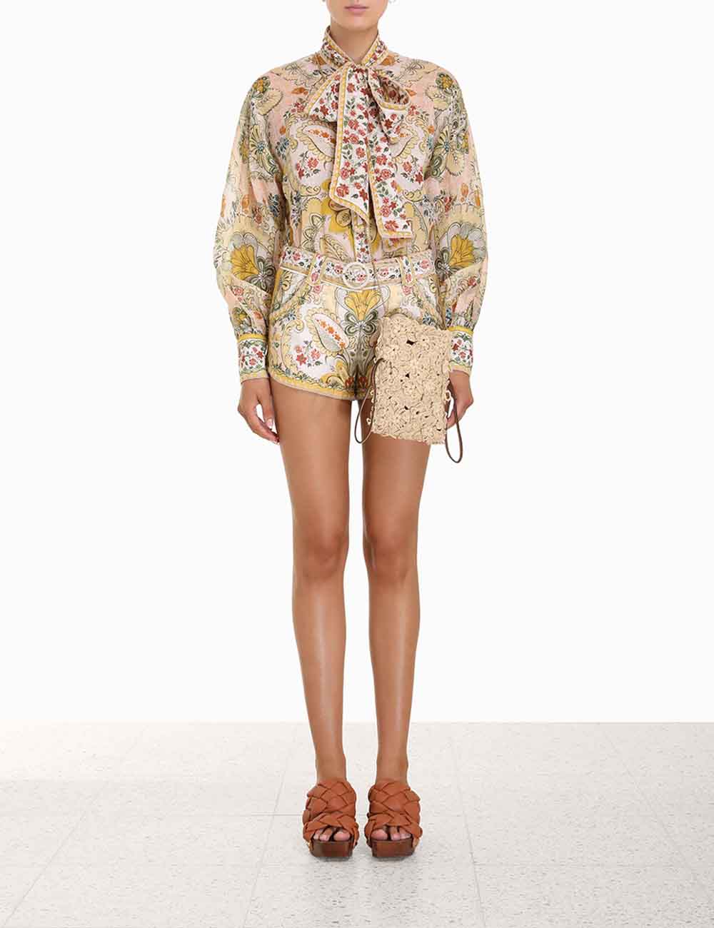 Laurel Tie Neck Blouse 
