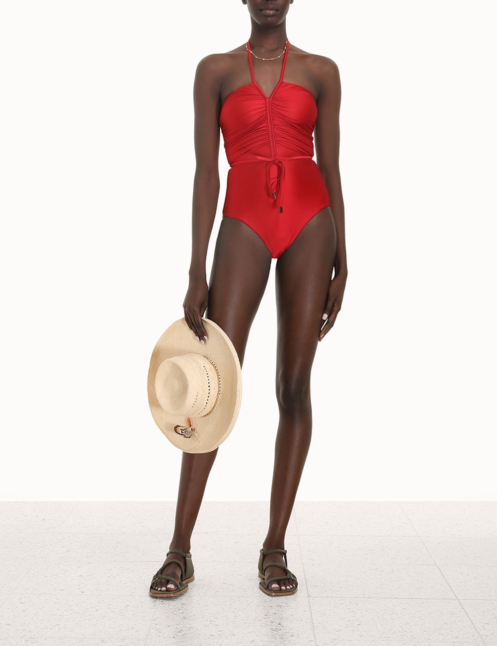 Clover Ruched Halter 1PC